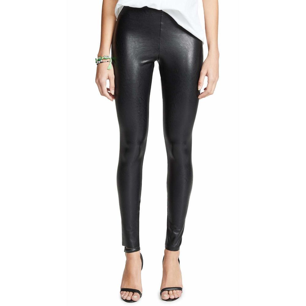 commando Women's Perfect Control Faux Leather Leggings, Black, L